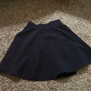 Black skater skirt